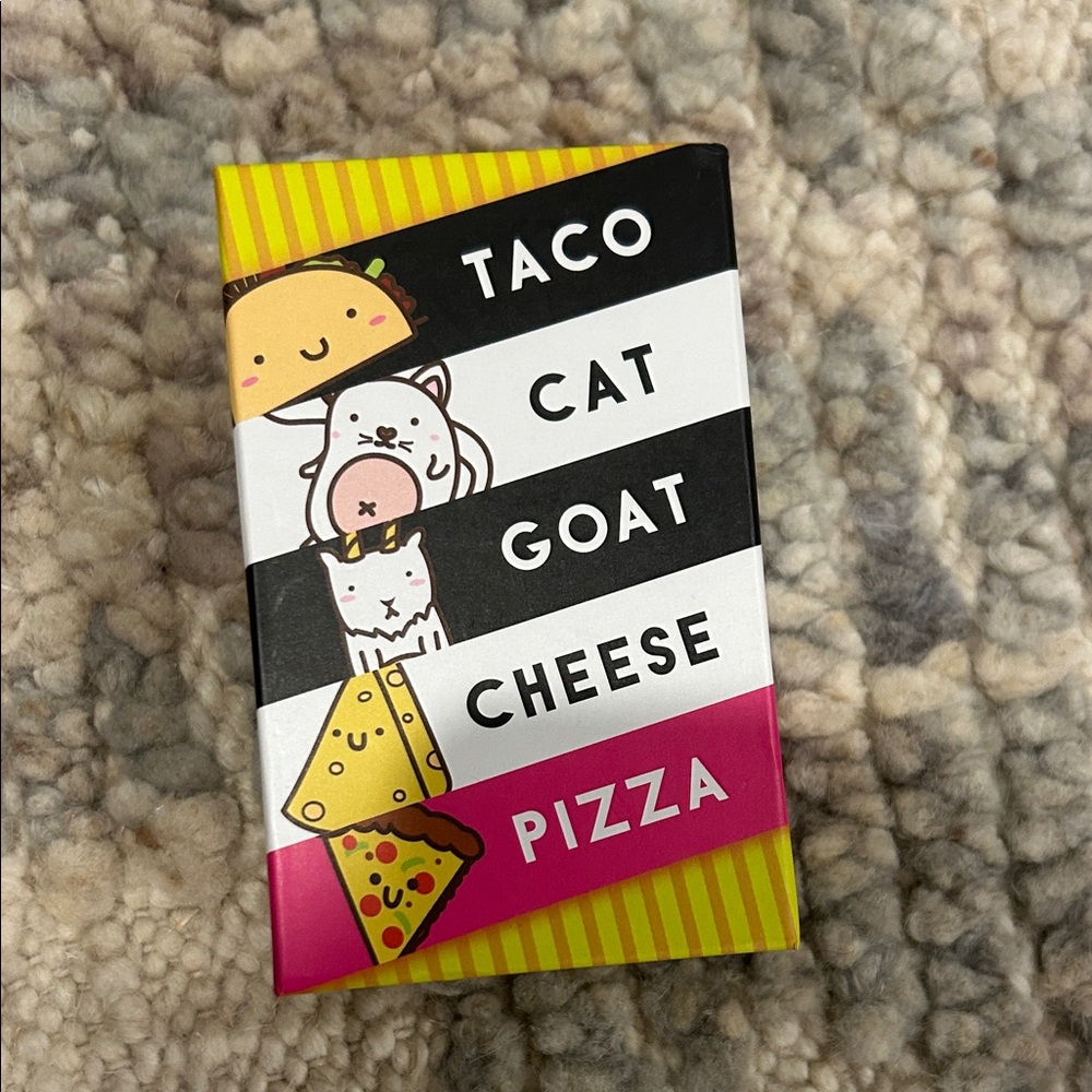 Taco Cat Goat Cheese Pizza Card Game